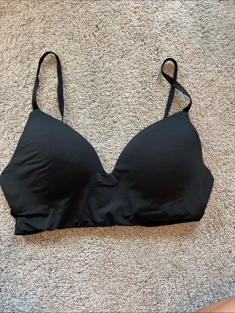 Victoria's Secret Black Seamless Padded Bralette